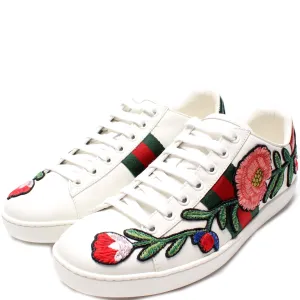 Ace Web Floral Sneakers Size 36.5