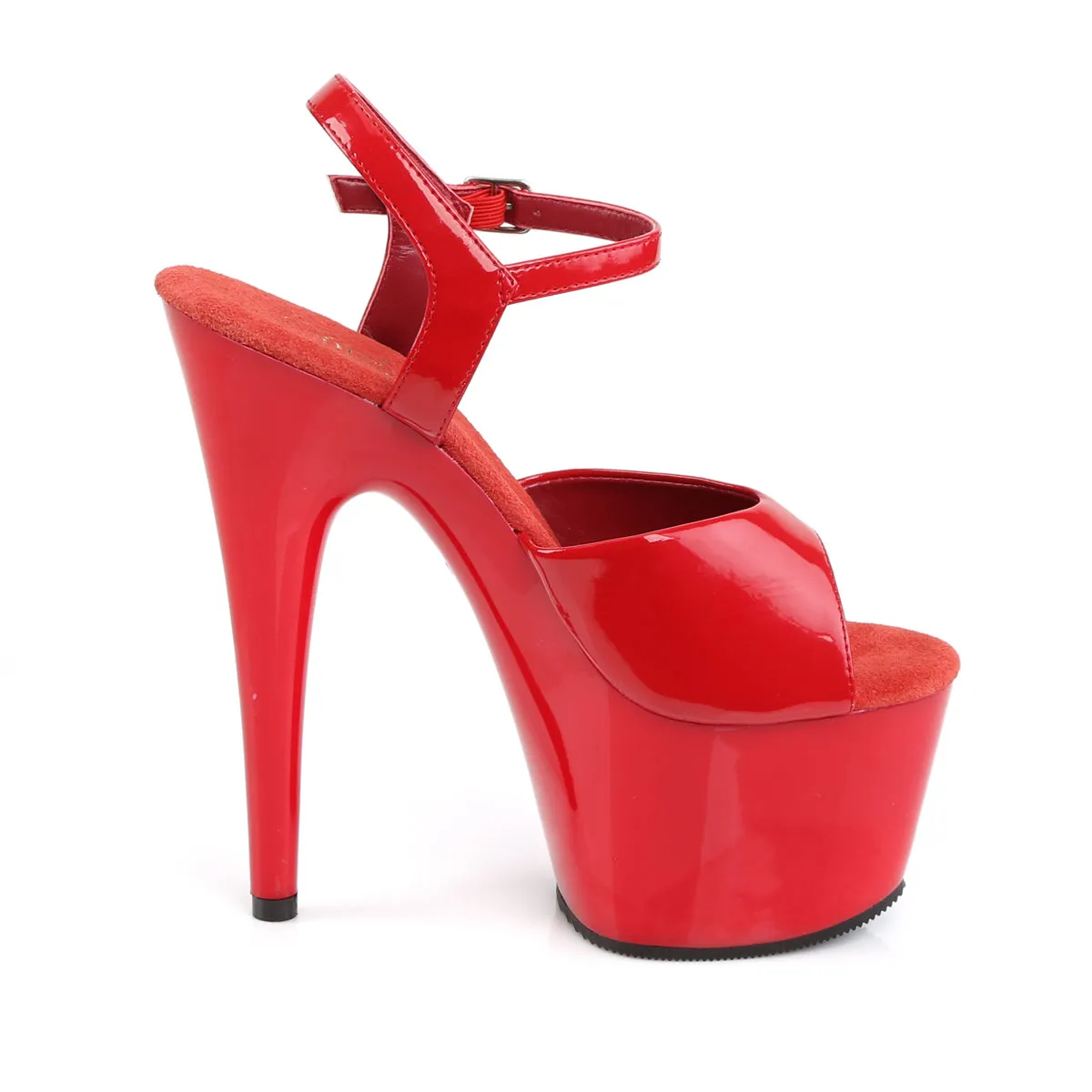 ADORE-709 Pleaser Red/Red Sexy Platform Shoes (Pole Dancing Heels)