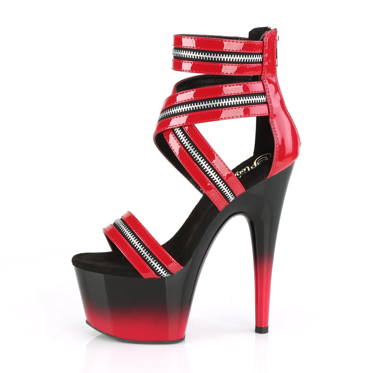 ADORE-766 Pleaser Red Patent Sexy Platform Shoes (Pole Dancing Heels)