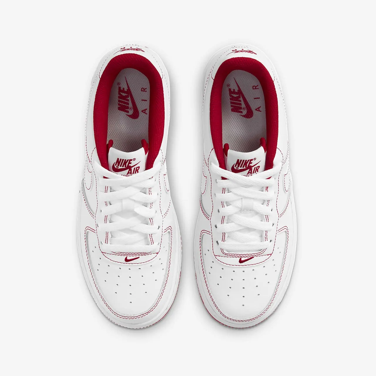 Air Force 1 GS (White   University Red)