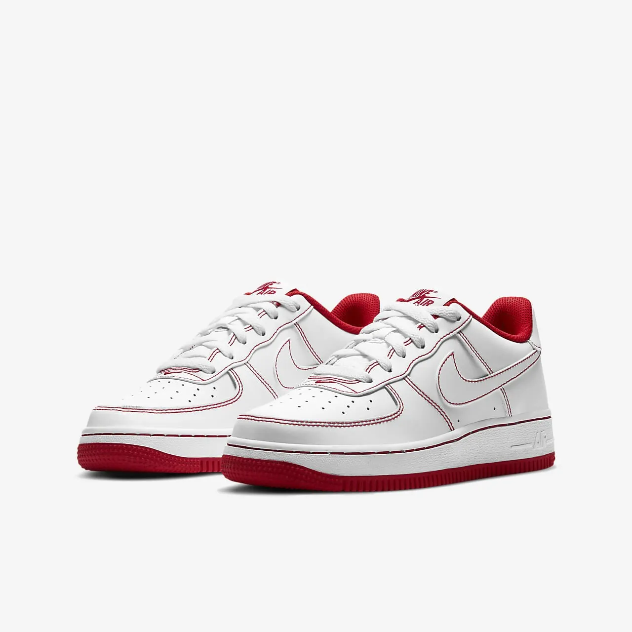 Air Force 1 GS (White   University Red)