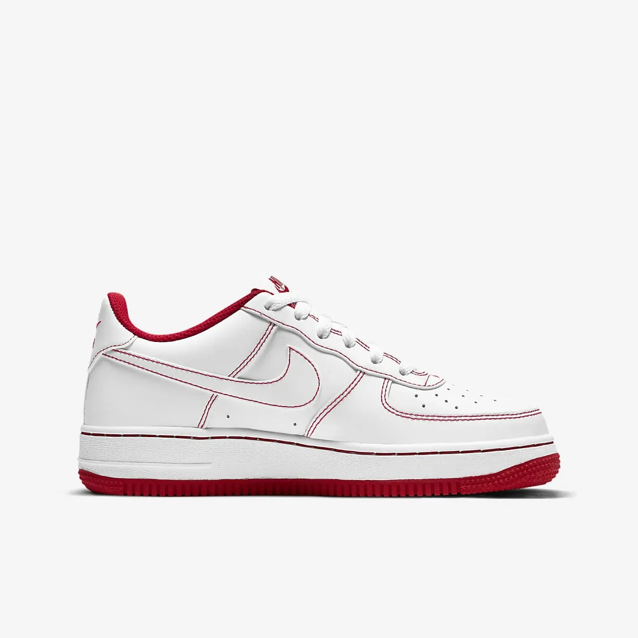 Air Force 1 GS (White   University Red)