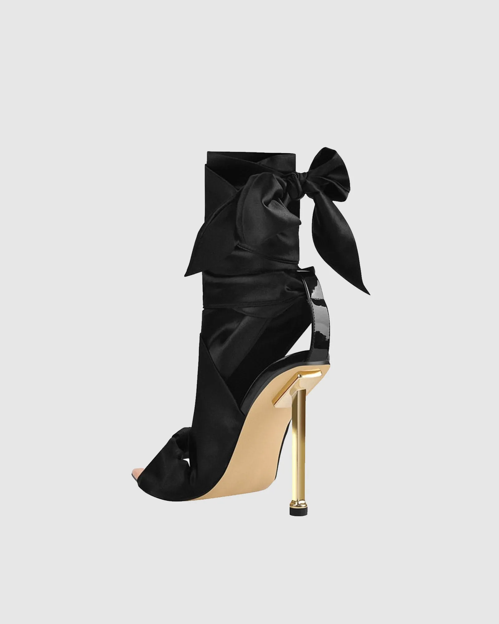 Aurelia Silk Lace Up Sandals