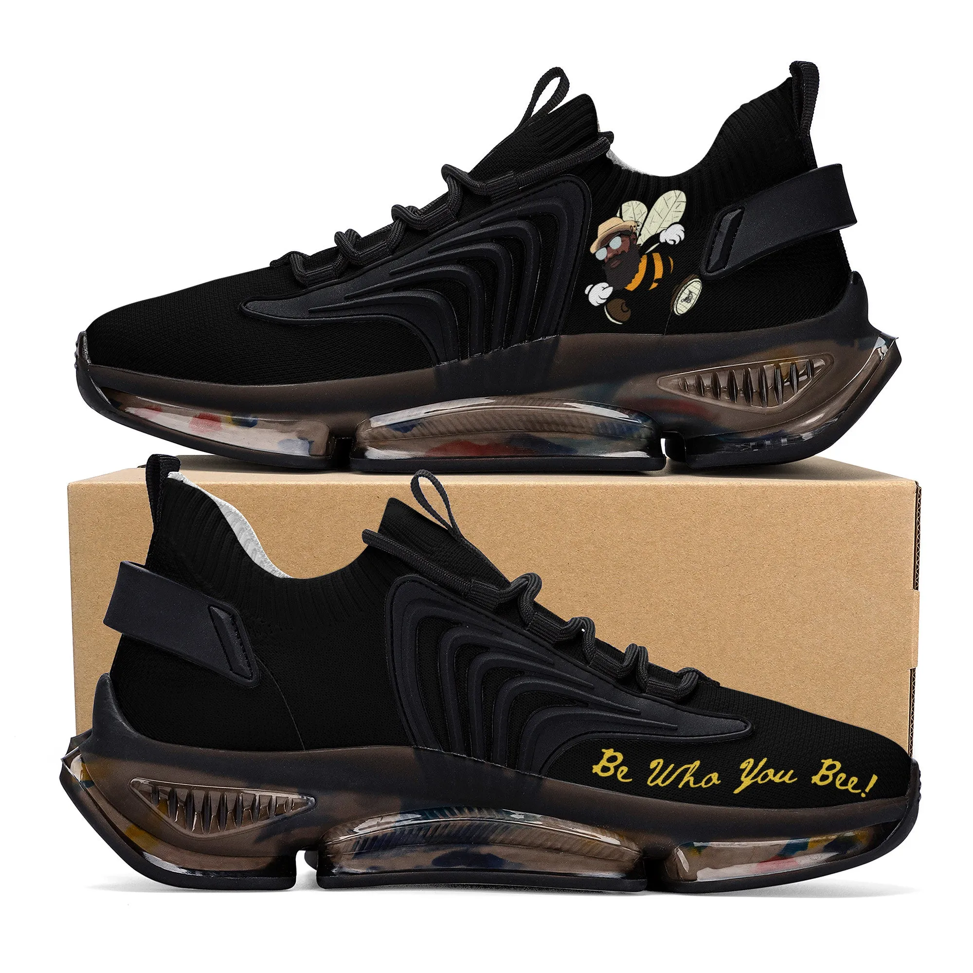 Be Who You Bee! Air Max React Sneakers - Black