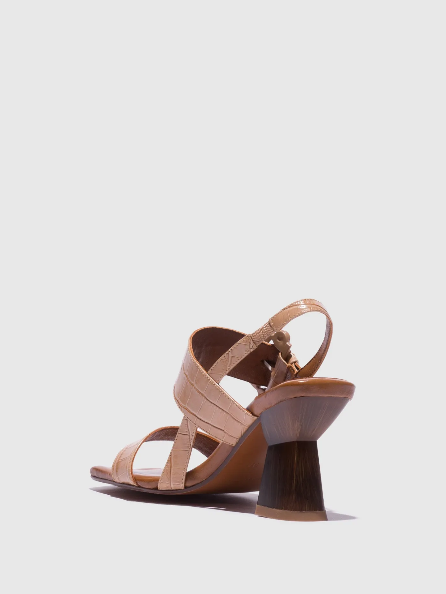 Beige Appliqués Sandals