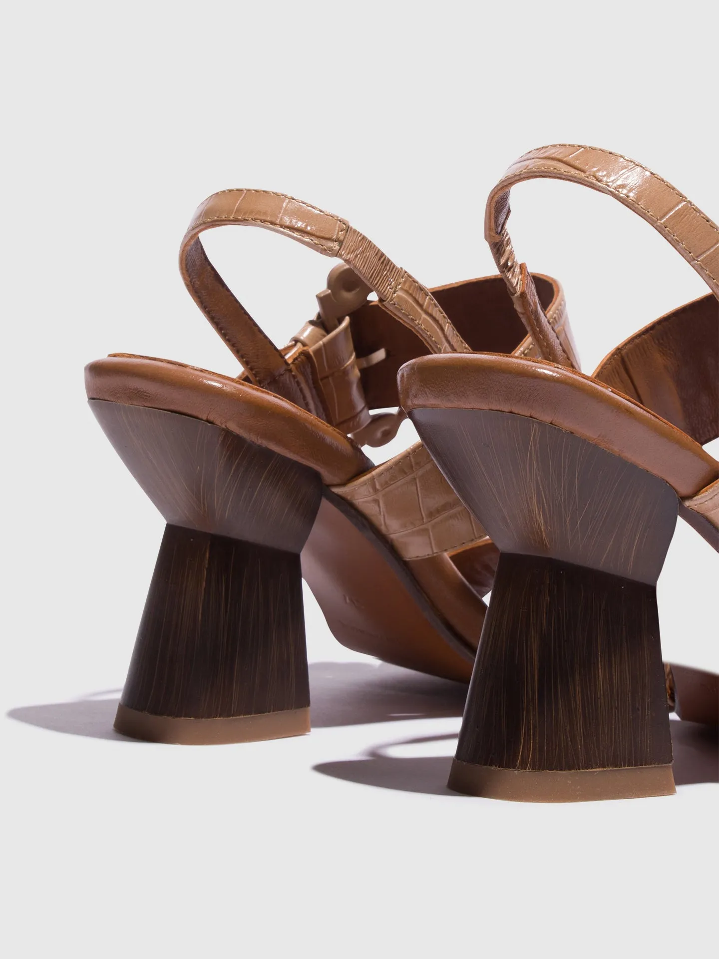 Beige Appliqués Sandals