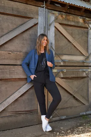 Betty Basics Cara Travel Jogger Black