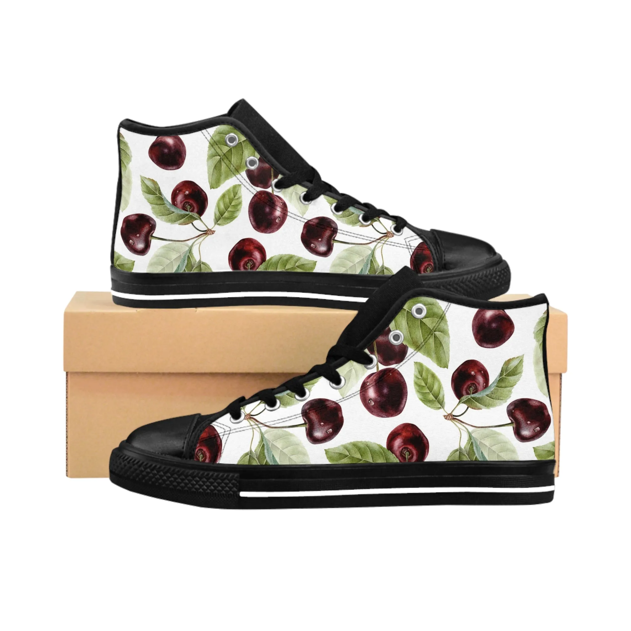 Black Cherry Women's Classic Sneakers