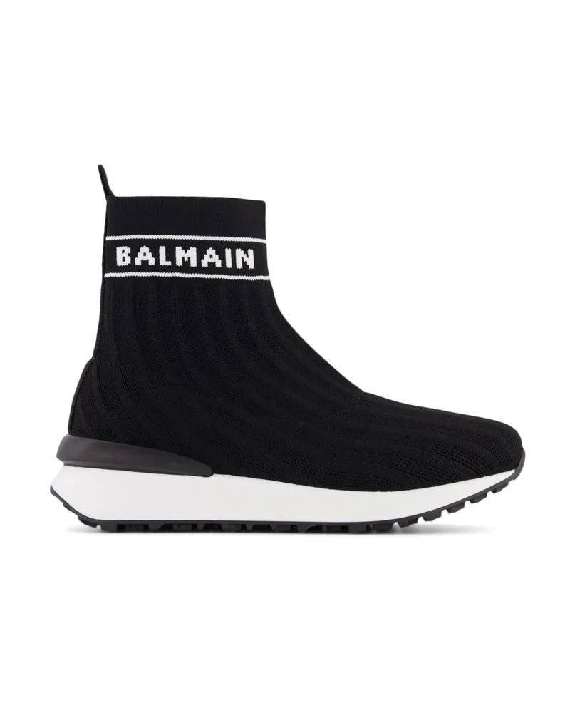 Black Knit Sock Sneakers