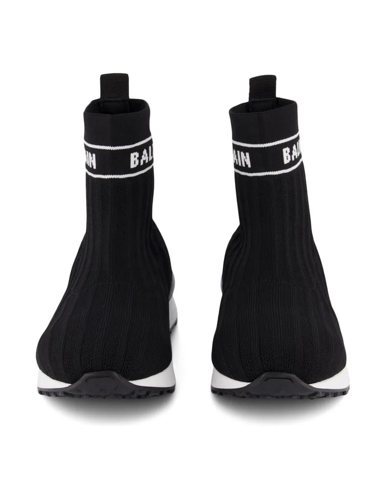 Black Knit Sock Sneakers
