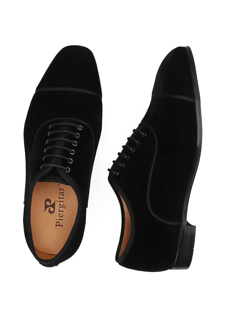 British style wedding banquet style men's lace-up loafers, imported velvet loafers with suits, formal shoes, red-soled shoes for men