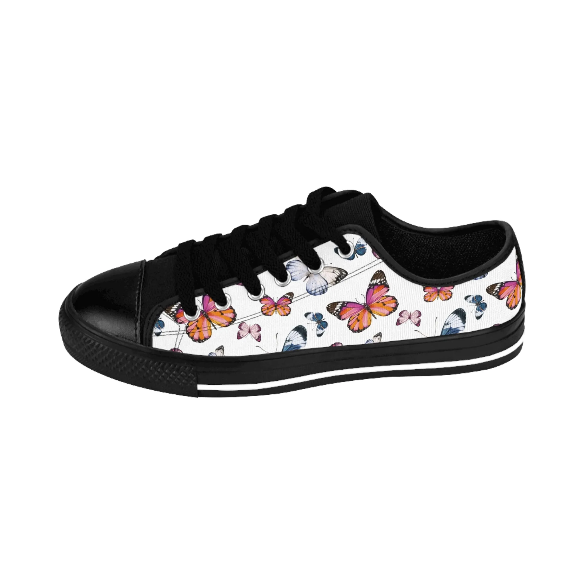 Cute Watercolor Butterflies Women's Sneakers