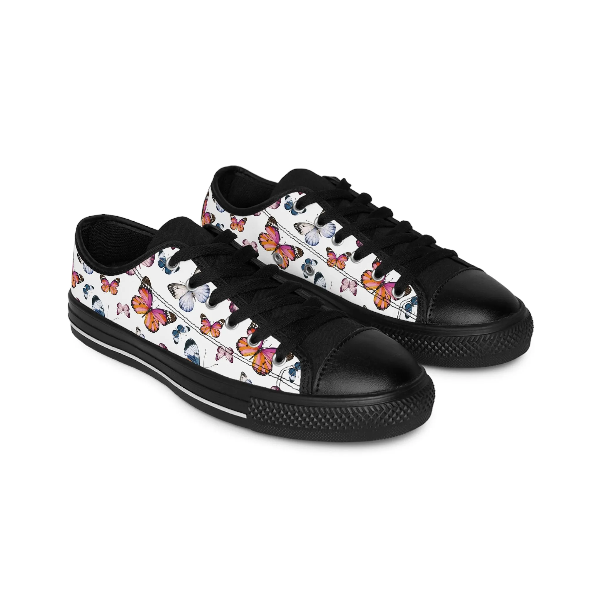 Cute Watercolor Butterflies Women's Sneakers