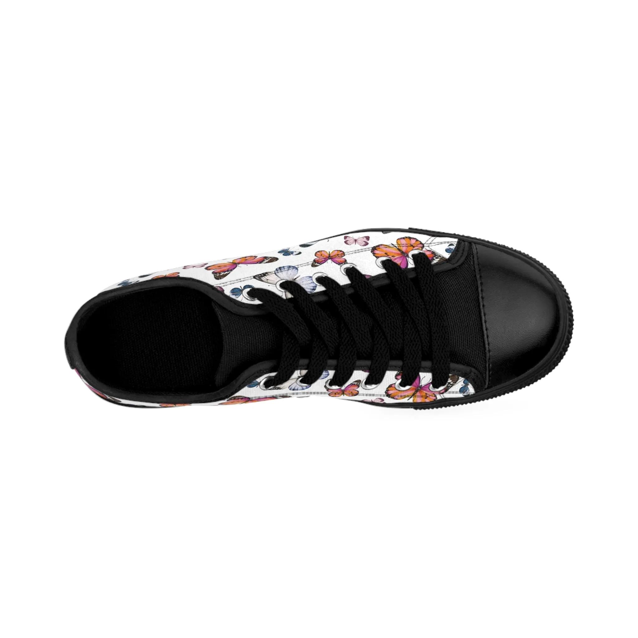Cute Watercolor Butterflies Women's Sneakers
