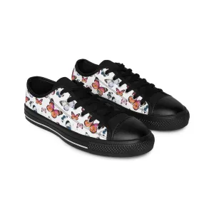Cute Watercolor Butterflies Women's Sneakers