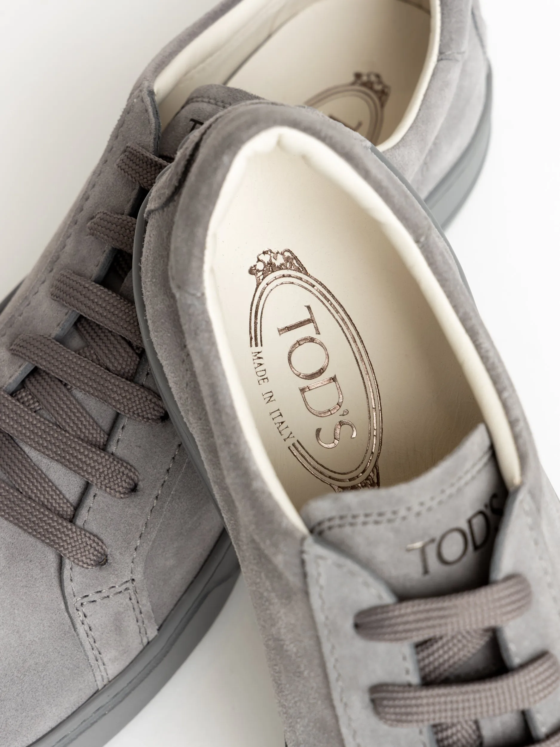 Grey Suede Sneakers