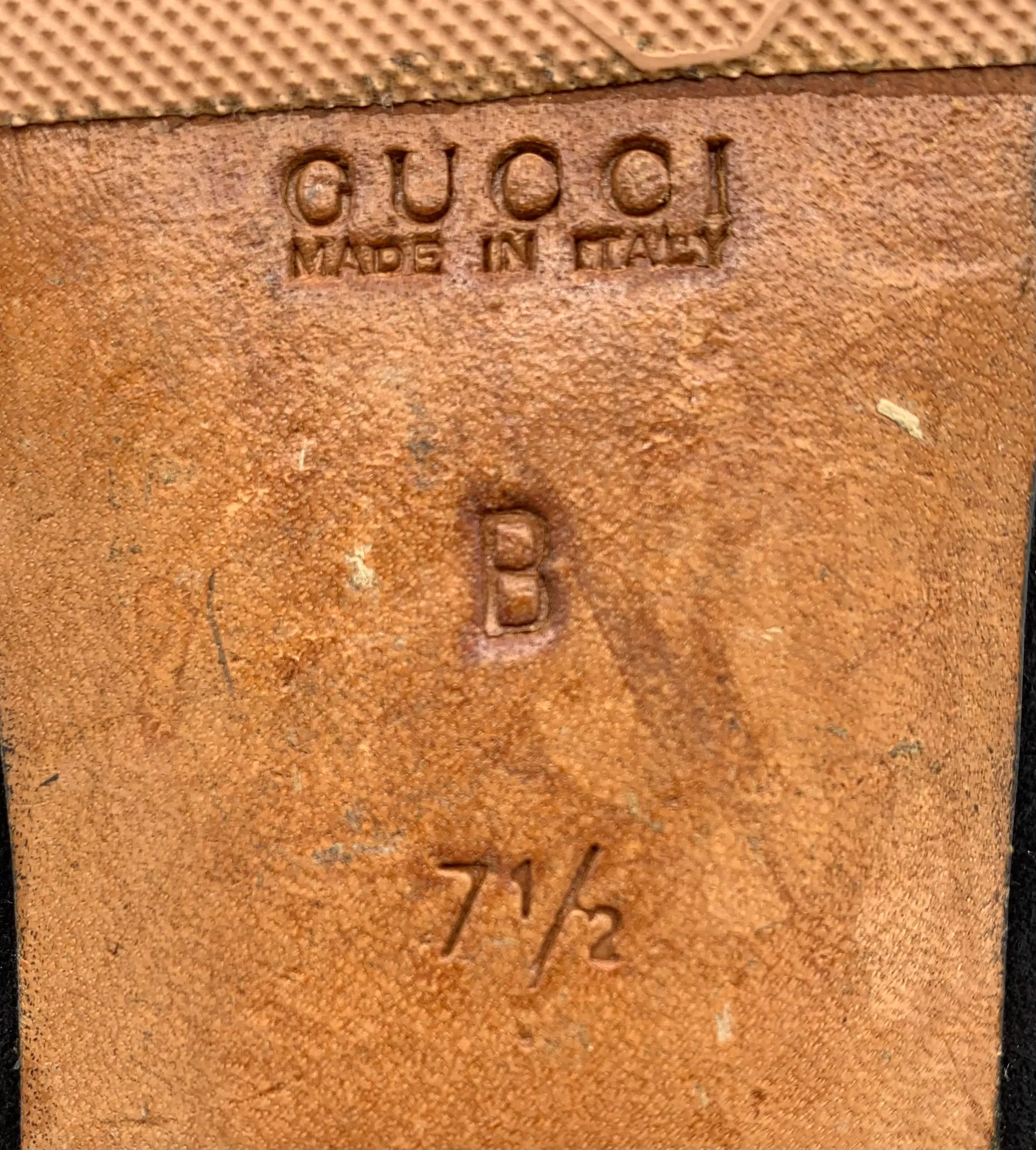 Gucci Black Leather & Suede Marmont Fringe Loafers
