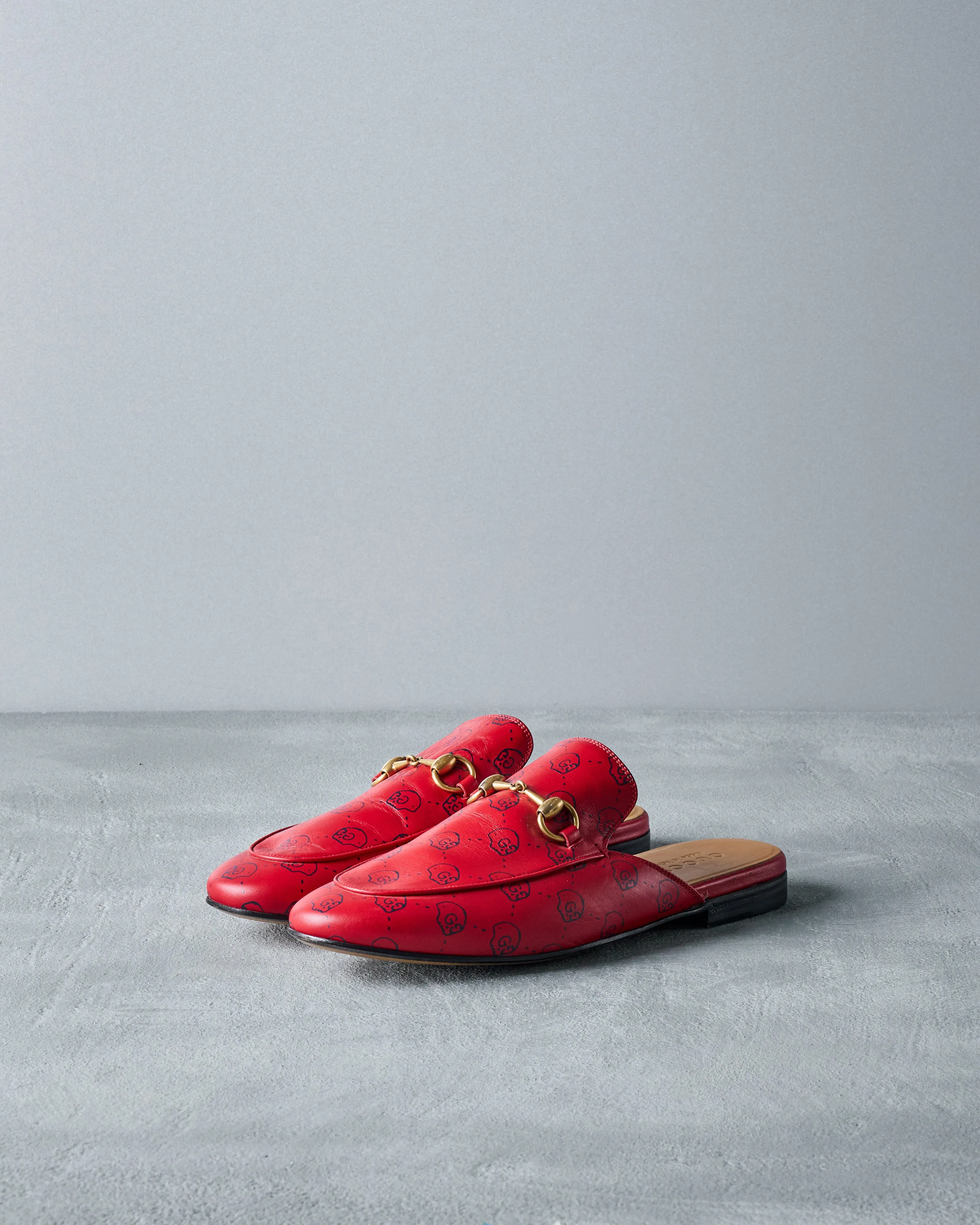 Gucci Ghost Horsebit Accent Mules