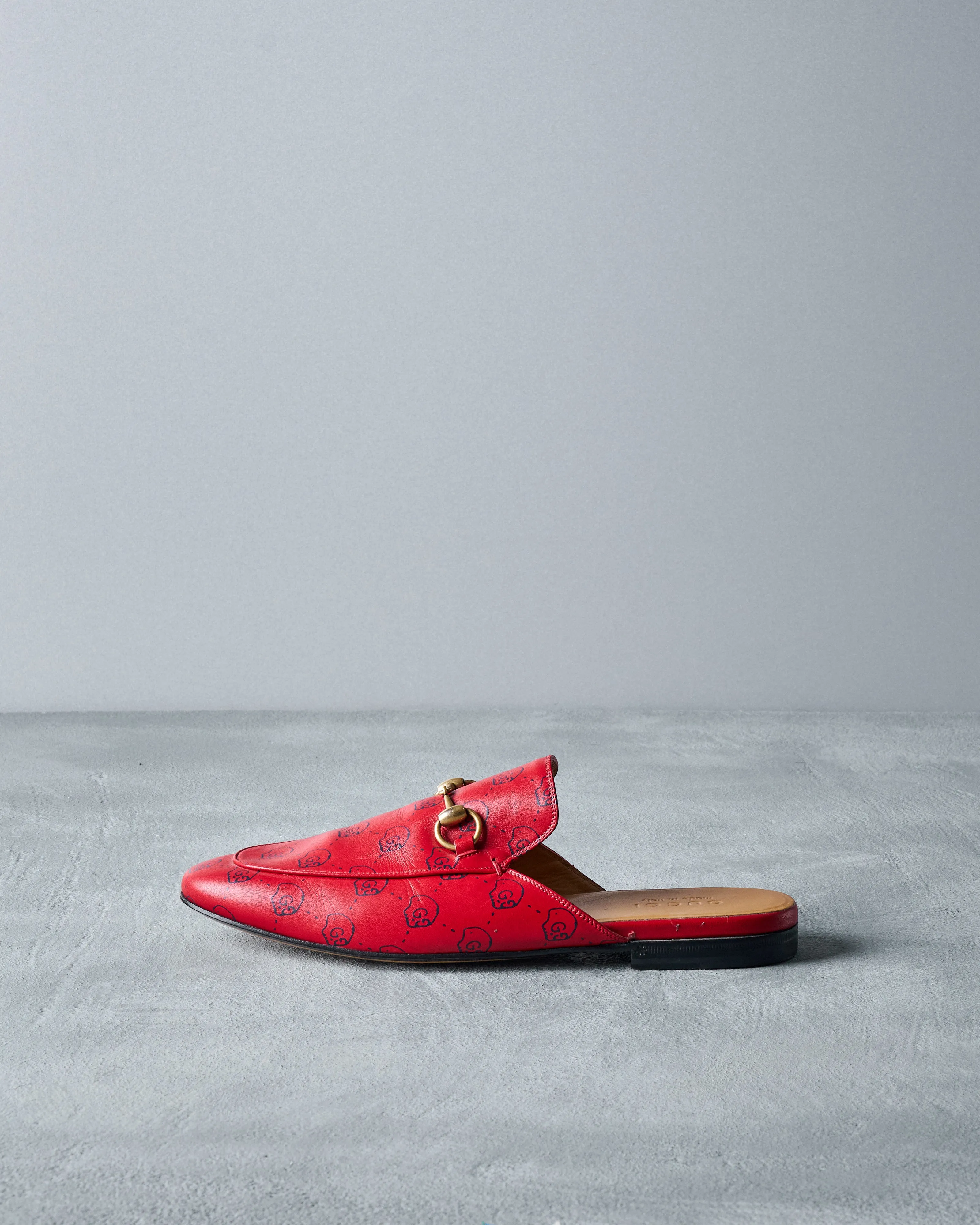Gucci Ghost Horsebit Accent Mules