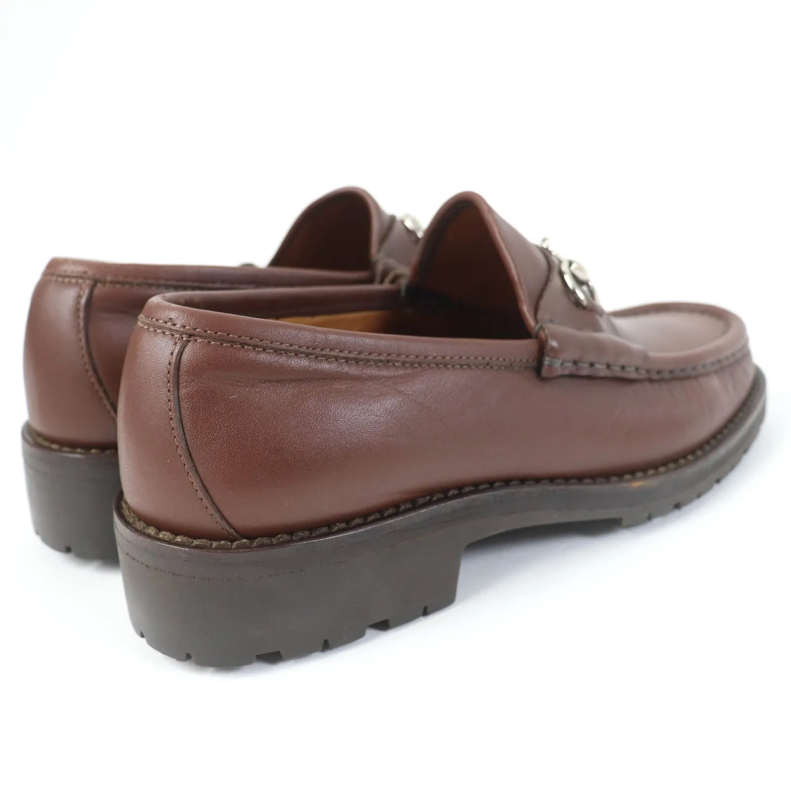 GUCCI loafers 101 6105/4 leather Brown 6.5