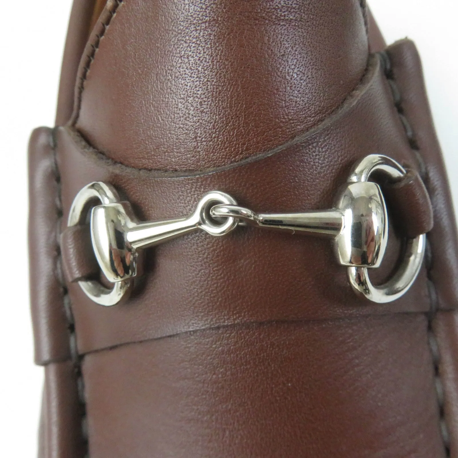 GUCCI loafers 101 6105/4 leather Brown 6.5