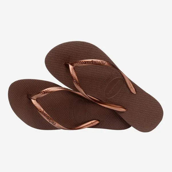 Havaianas - Slim - 5964 Dark Brown Metal Acoused