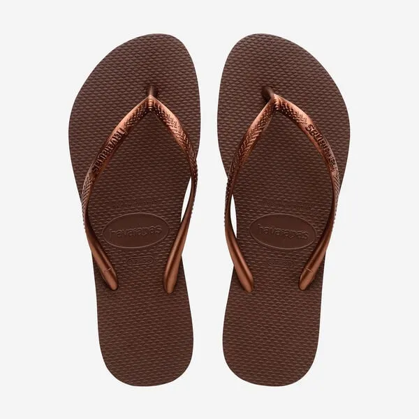 Havaianas - Slim - 5964 Dark Brown Metal Acoused
