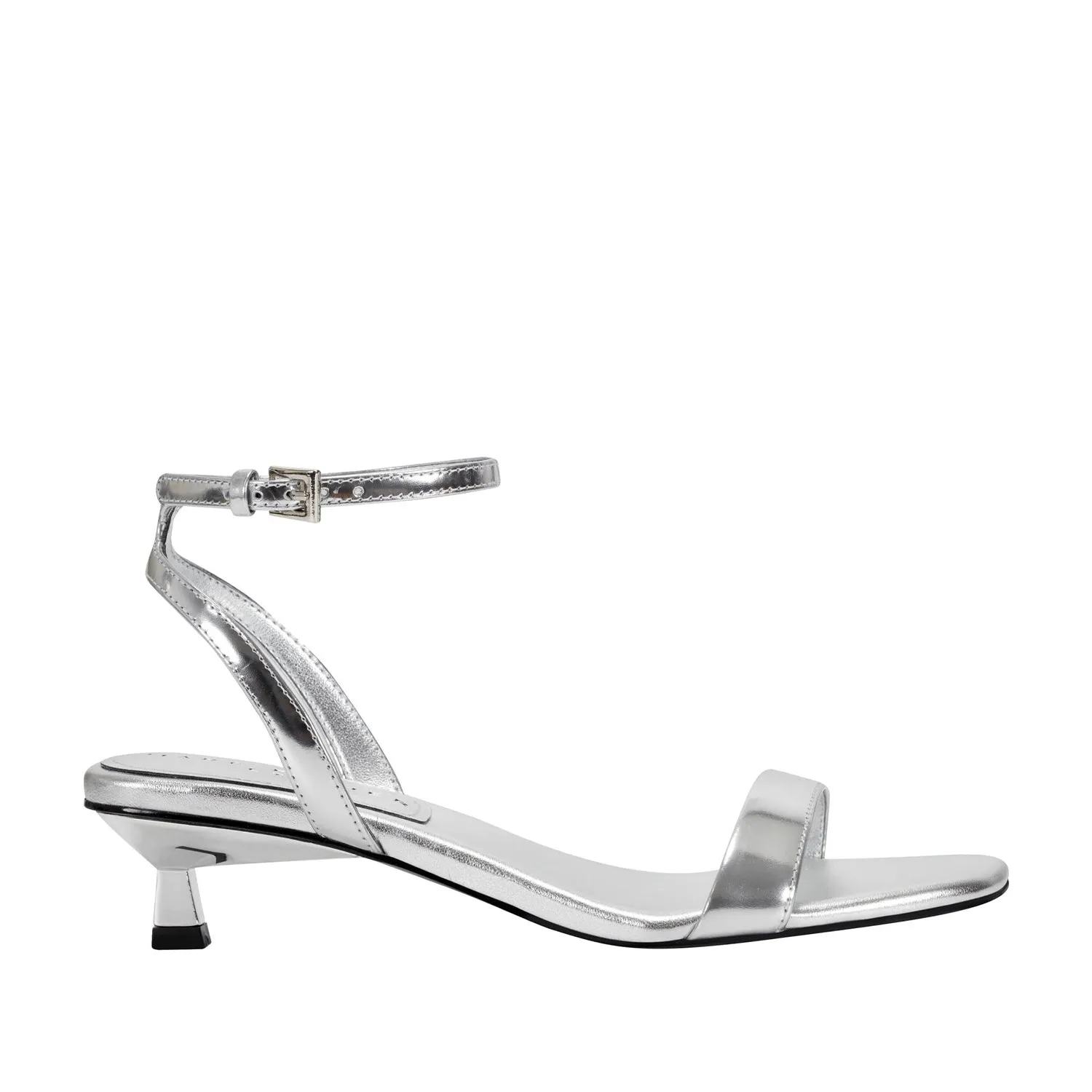 Marc Fisher Ltd Women's Alona Silver/Cow Specchio Mirror (Gr M