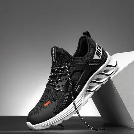 Men's shoes spring breathable casual shoes 2019 new wild tide shoes student mesh shoes.