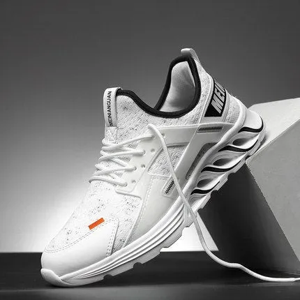 Men's shoes spring breathable casual shoes 2019 new wild tide shoes student mesh shoes.