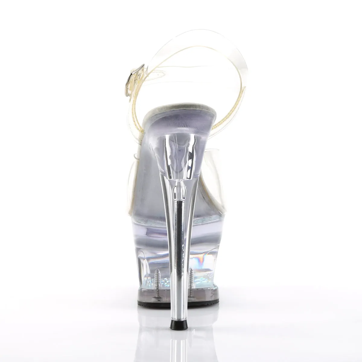 MOON-708DM Pleaser Clear Sexy Platform Shoes (Pole Dancing Heels)