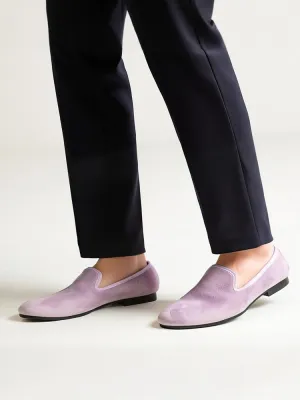 New multi-color velvet slip-on men's loafers European and American style velvet suit with smoking shoes for men