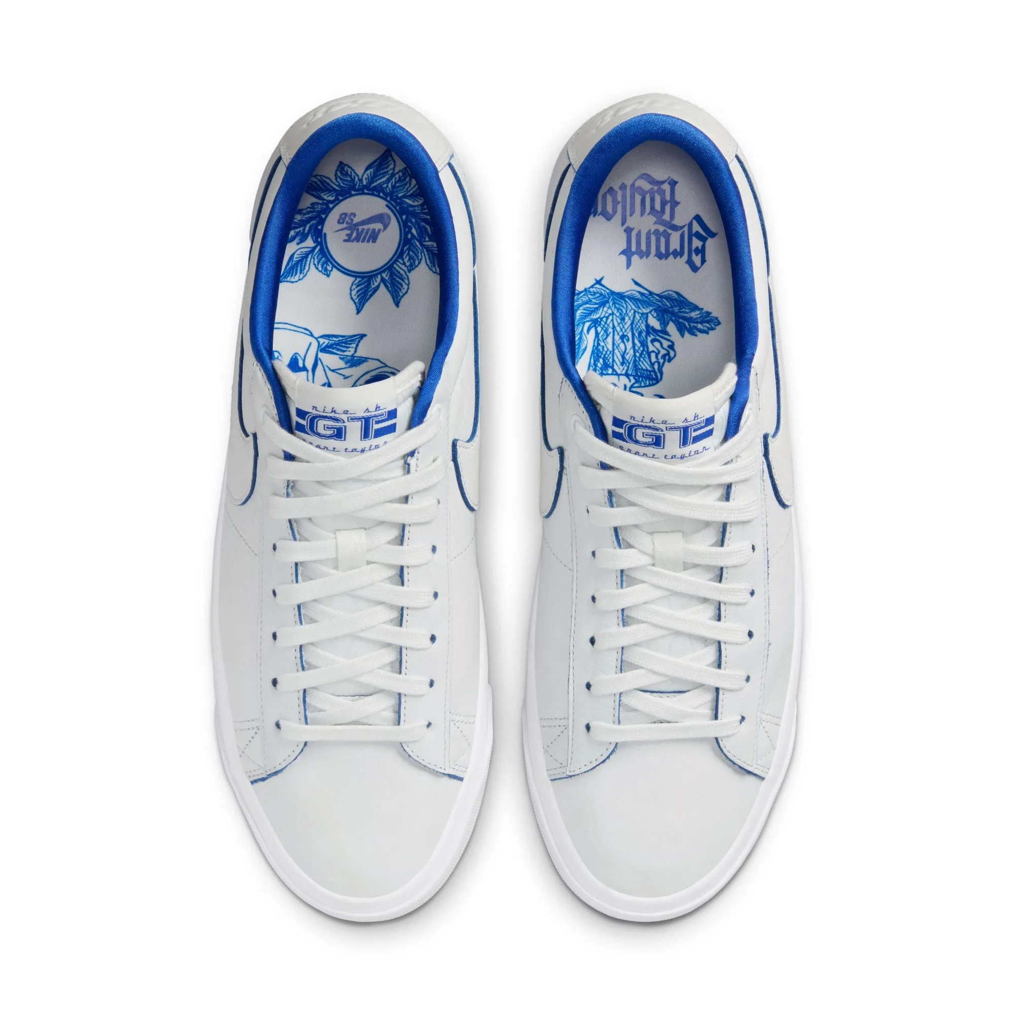 Nike SB Blazer Low Pro GT Premium - SUMMIT WHITE/GAME ROYAL-SUMMIT WHITE