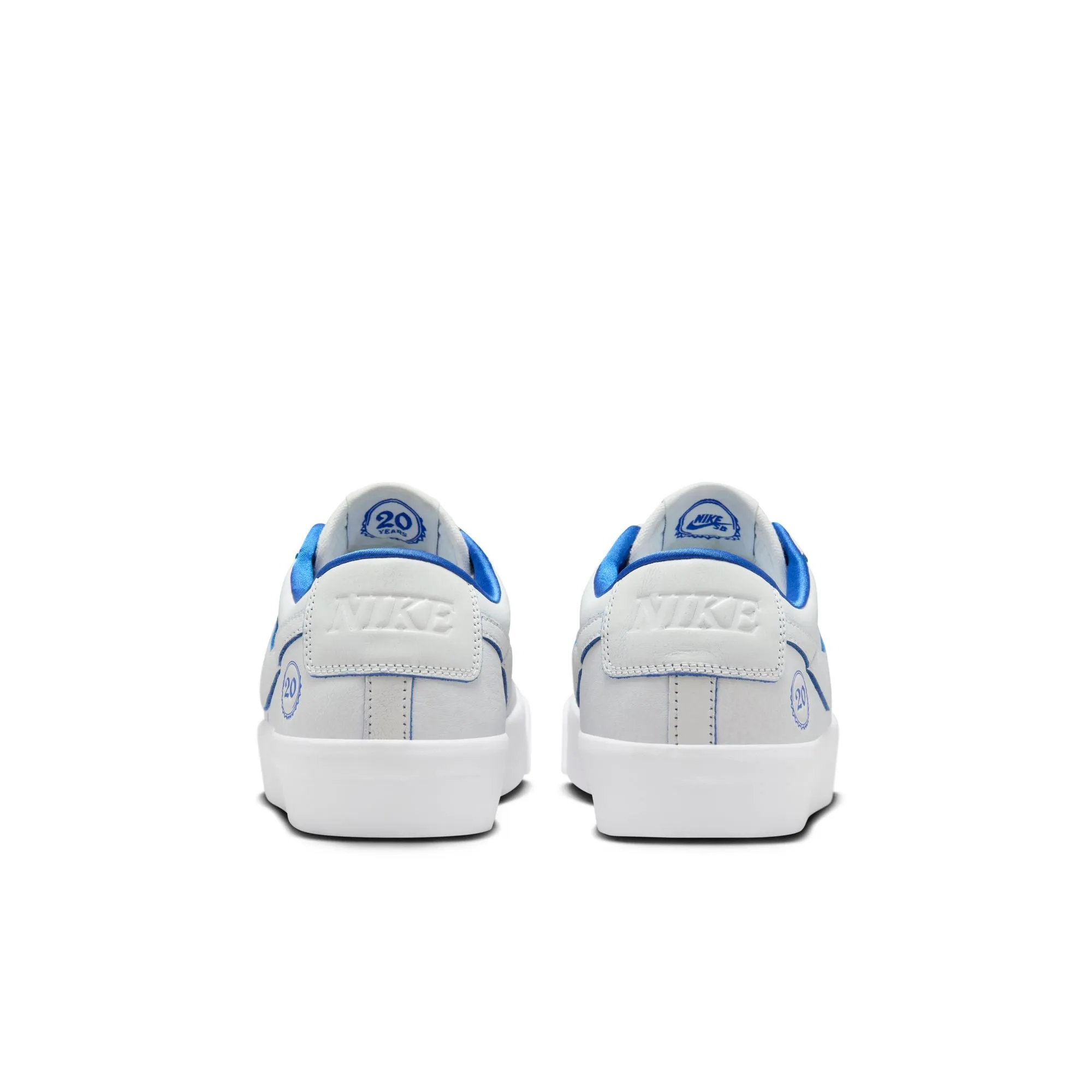 Nike SB Blazer Low Pro GT Premium - SUMMIT WHITE/GAME ROYAL-SUMMIT WHITE