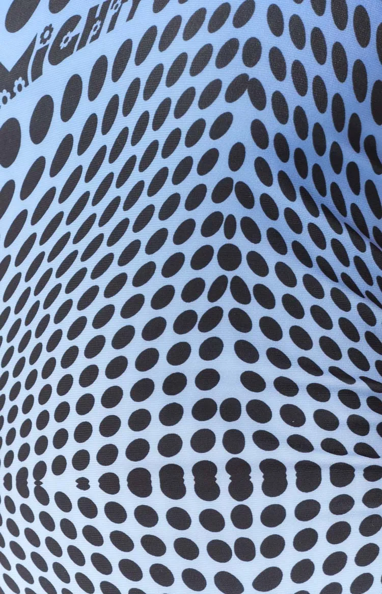 OMIGHTY Illusion Tube Dress Blue