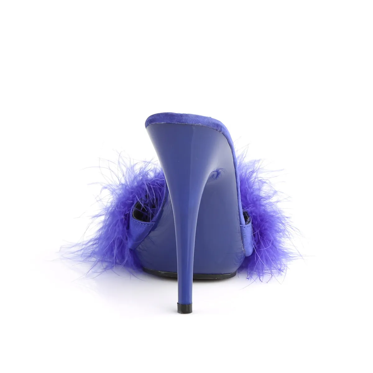 POISE-501F Fabulicious 5" Poise Blue Satin Sexy Shoes (High Heels)
