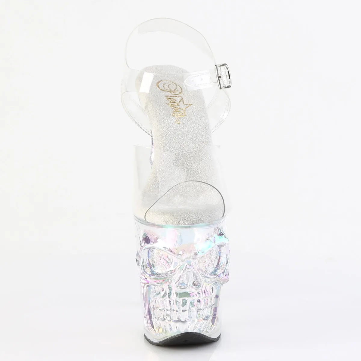 RAPTURE-808HT Pleaser Clear/Holo Tinted Sexy Platform Shoes (Pole Dancing Heels)