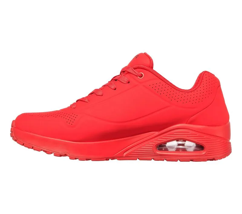 SKECHERS MEN UNO - STAND ON AIR 52458 Wide Fit RED