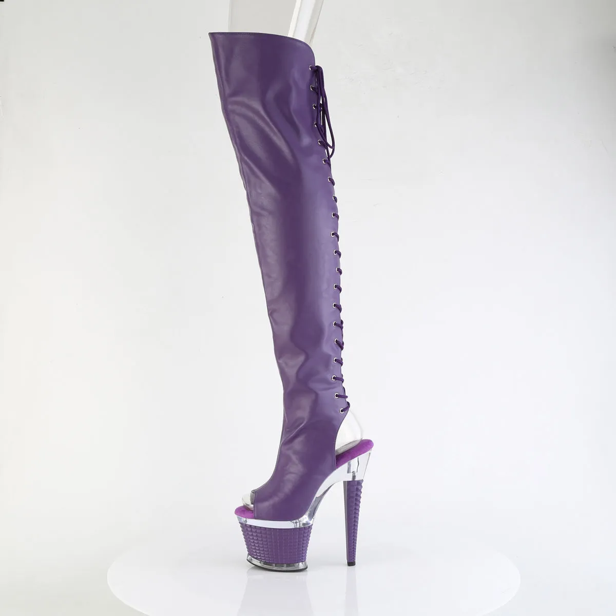 SPECTATOR-3030 Pleaser Purple Sexy Platform Shoes (Pole Dancing Heels)