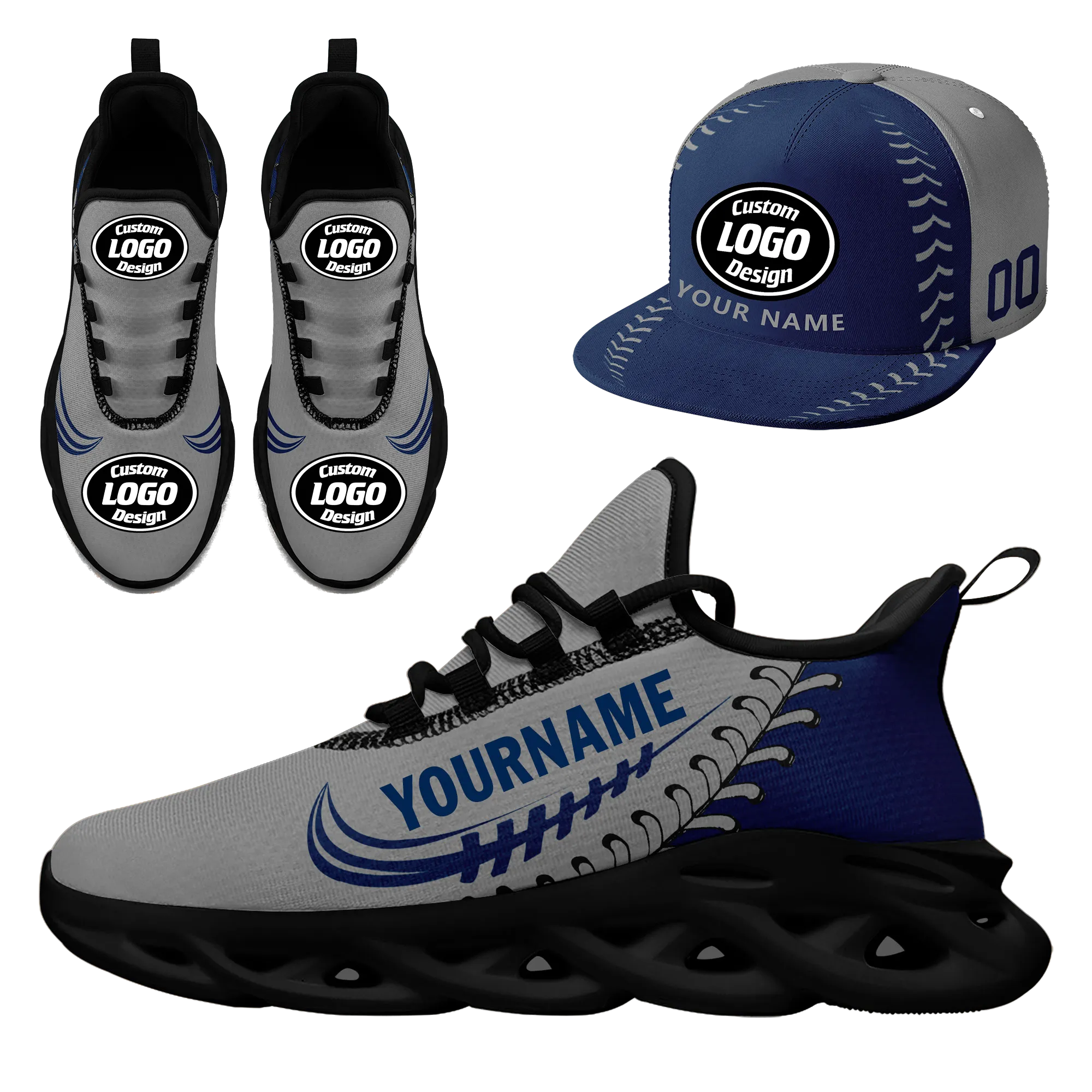 Unique Gift,Custom MaxSoul Shoes and Hat Combo Personalized JH-bd0b00ea-ac