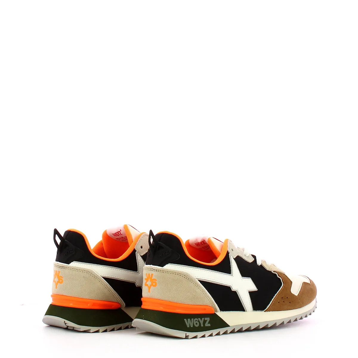W6YZ - Sneakers Jet M Active Brown Black - 201356011 - BROWN-BLACK