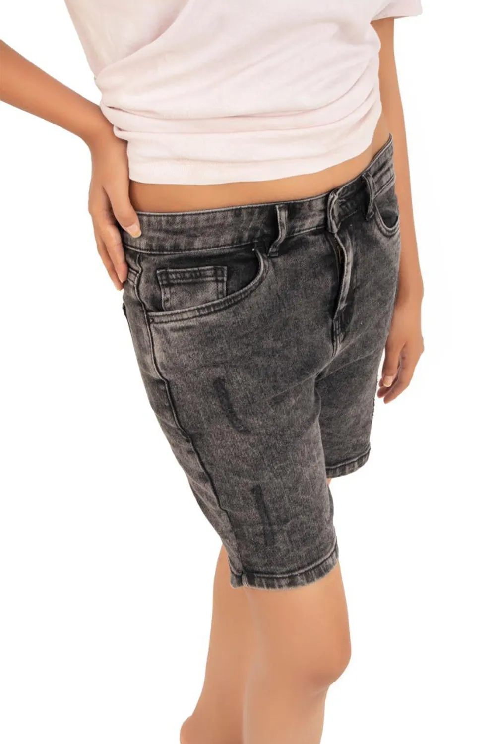 Womens Cotton Denim Shorts