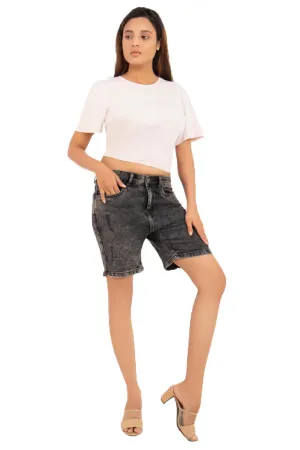 Womens Cotton Denim Shorts