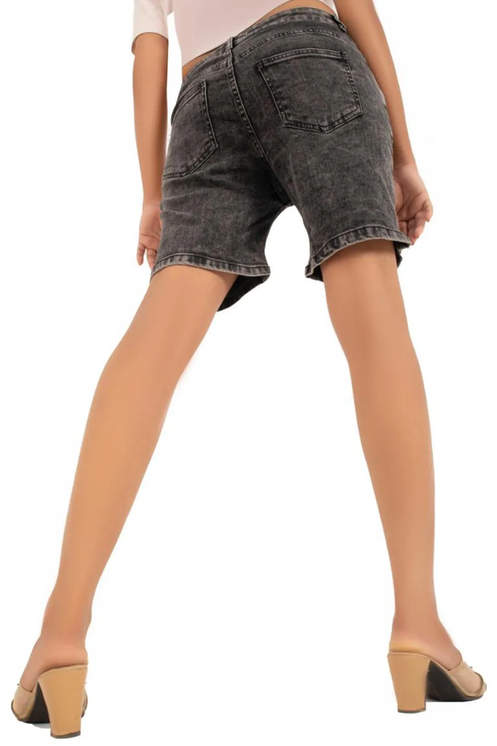 Womens Cotton Denim Shorts