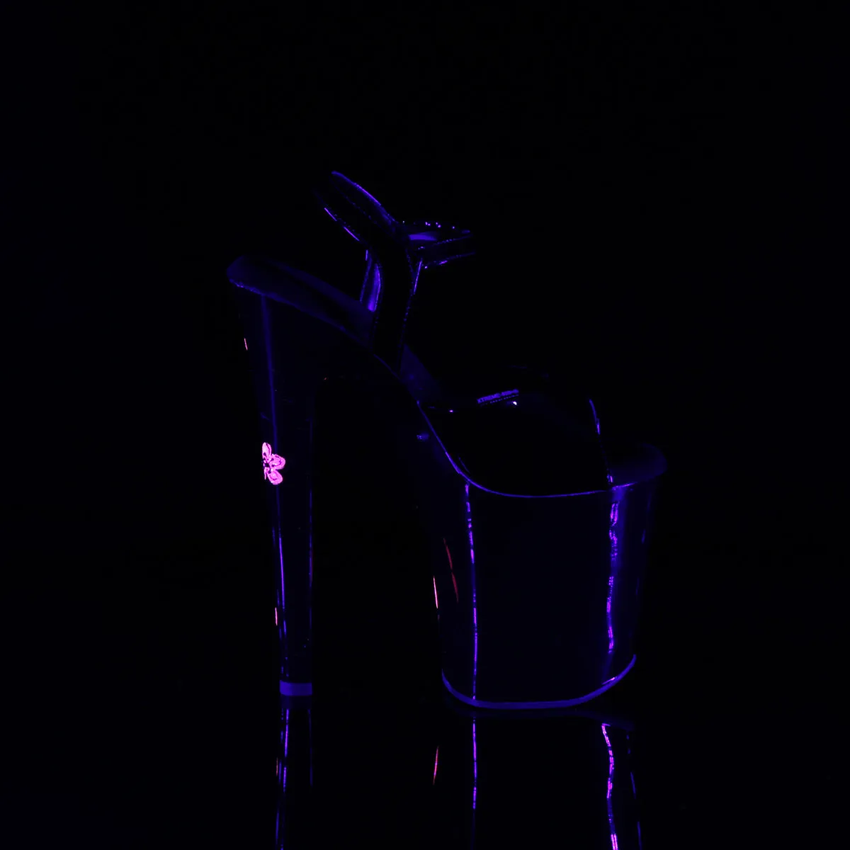 XTREME-809HB Pleaser Black/Neon Pink Sexy Platform Shoes (Pole Dancing Heels)