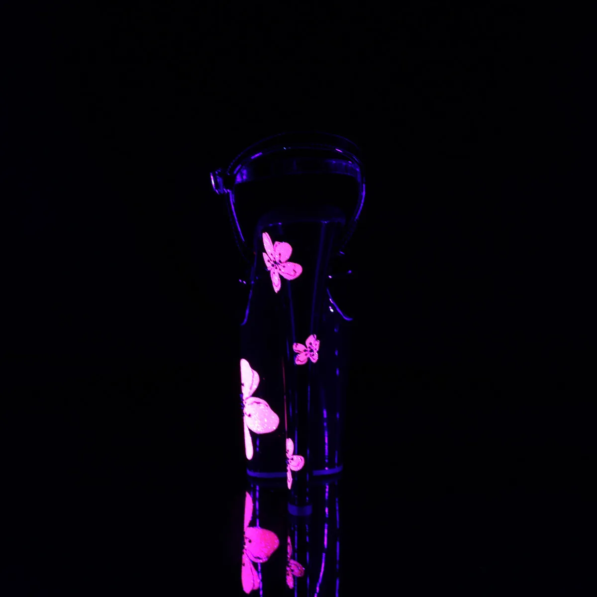 XTREME-809HB Pleaser Black/Neon Pink Sexy Platform Shoes (Pole Dancing Heels)